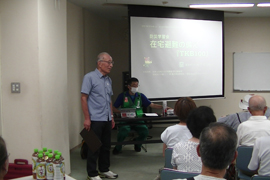 小網防災委員長の挨拶